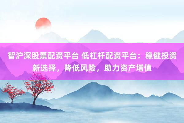智沪深股票配资平台 低杠杆配资平台：稳健投资新选择，降低风险，助力资产增值